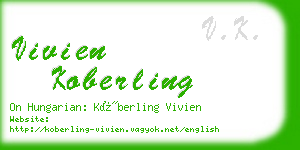 vivien koberling business card